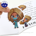 Diseño personalizado Libro de pegatinas reutilizables de niños motivadores